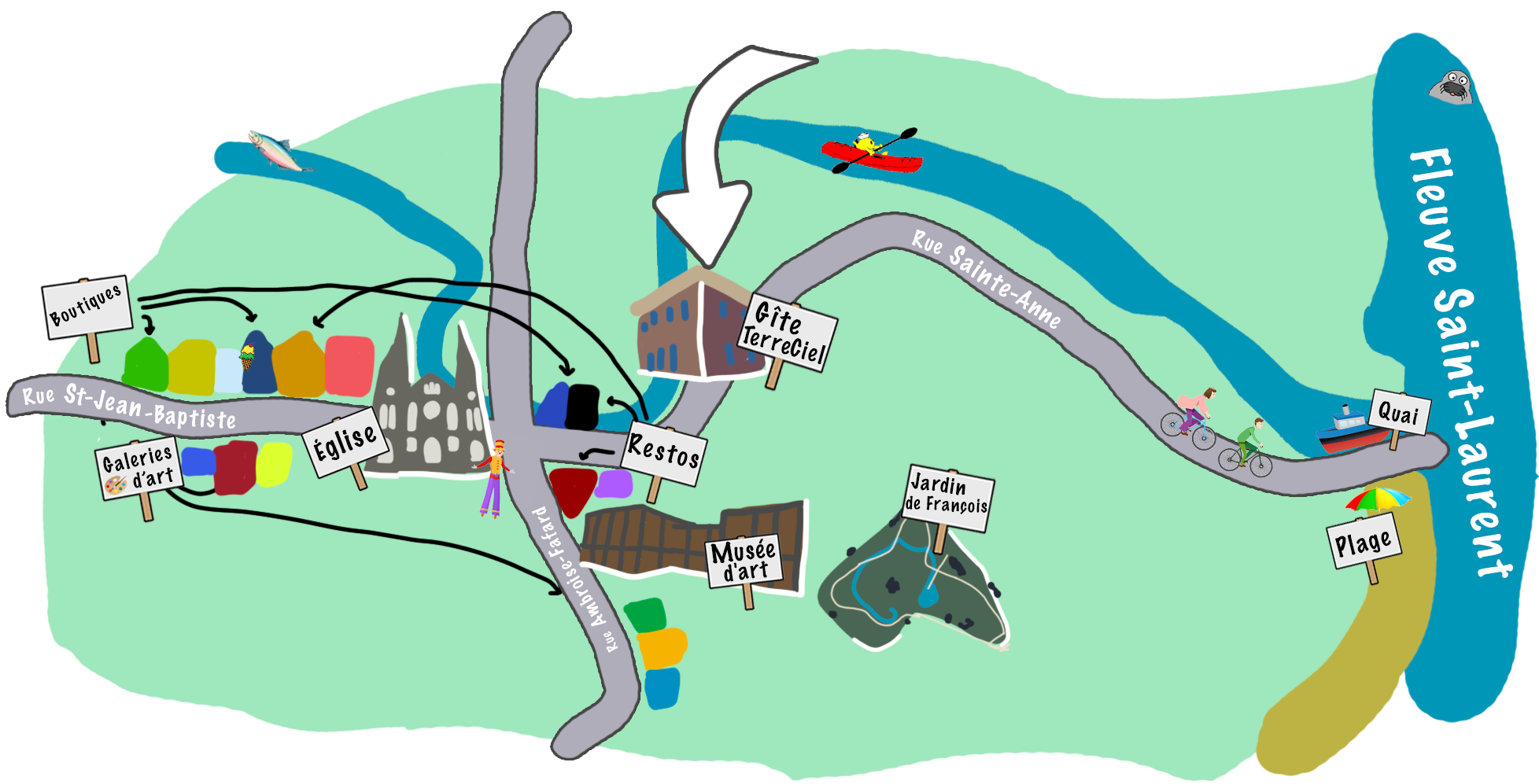Gîte Map